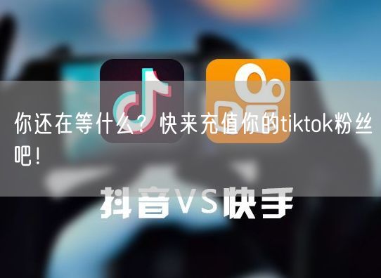 你还在等什么？快来充值你的tiktok粉丝吧！